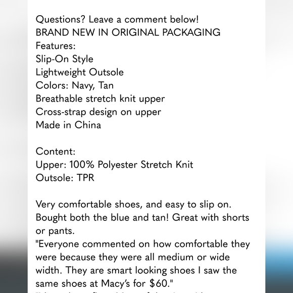 Gloria Vanderbilt DEBBIE Ladies' Flat Navy Blue NEW IN BOX - Picture 8 of 9